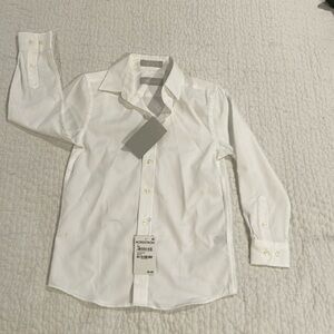 NWT Nordstrom white button down dress shirt